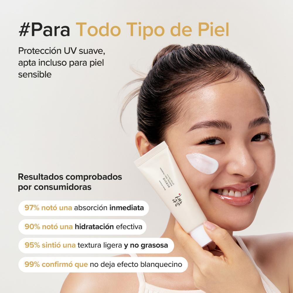 SUN RELIEF: RICE + NIACINAMIDE SPF 50 (CREMA FACIAL PROTECTOR SOLAR SPF 50)